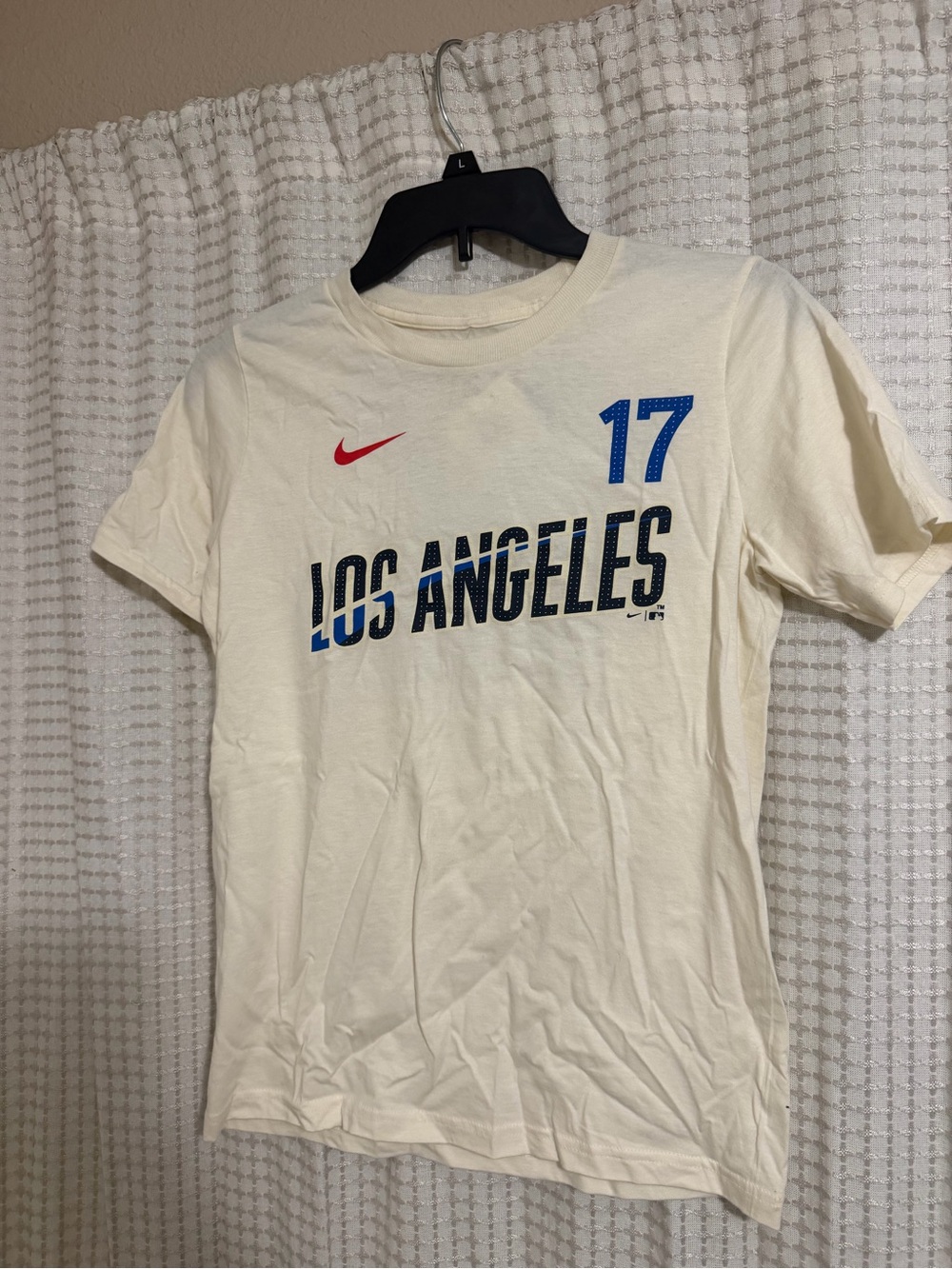 Nike Kids 'Los Angeles' Short Sleeve Tee in Cream